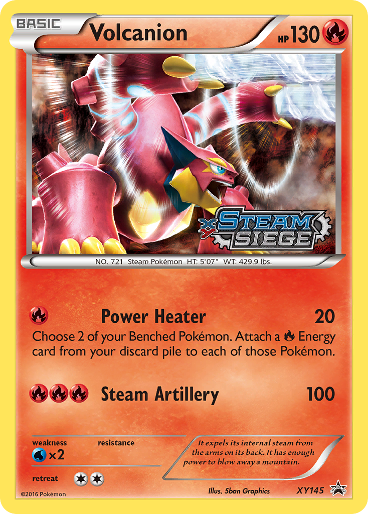 Volcanion (XY145) [XY: Black Star Promos] | Mega City Incorporated