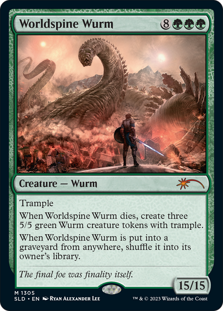 Worldspine Wurm [Secret Lair Drop Series] | Mega City Incorporated