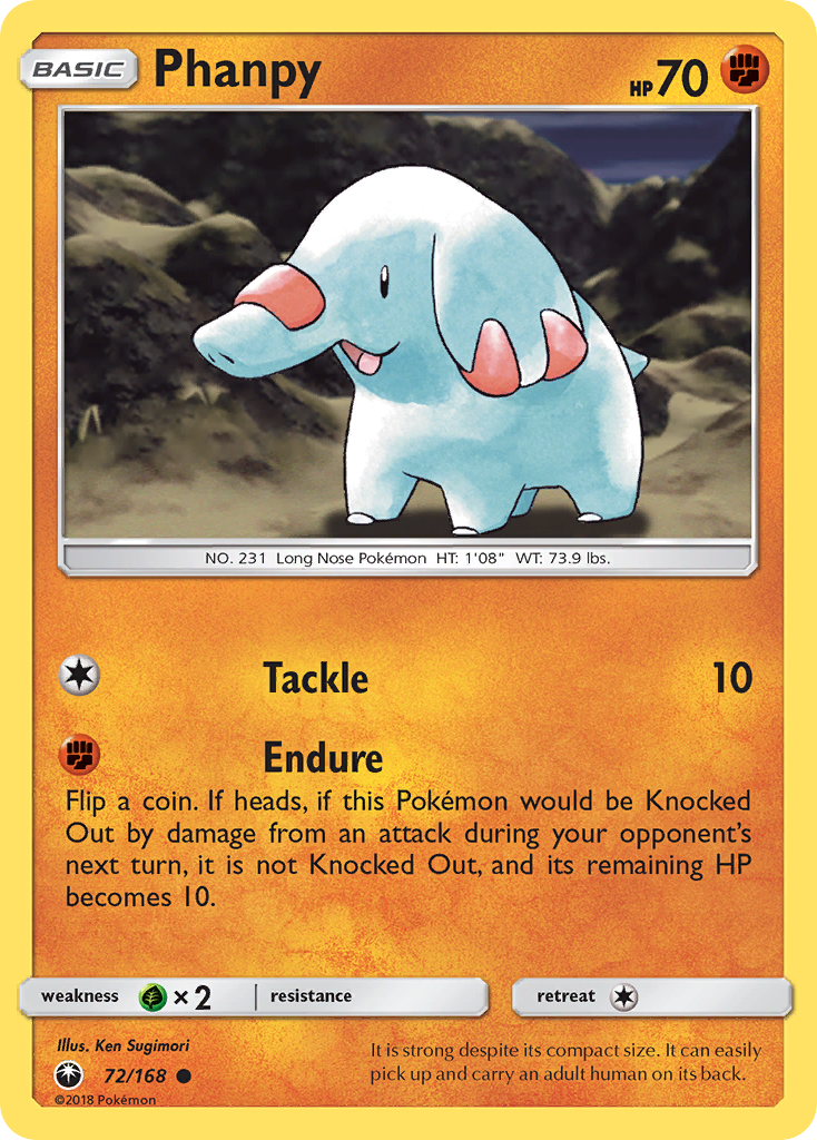 Phanpy (72/168) [Sun & Moon: Celestial Storm] | Mega City Incorporated
