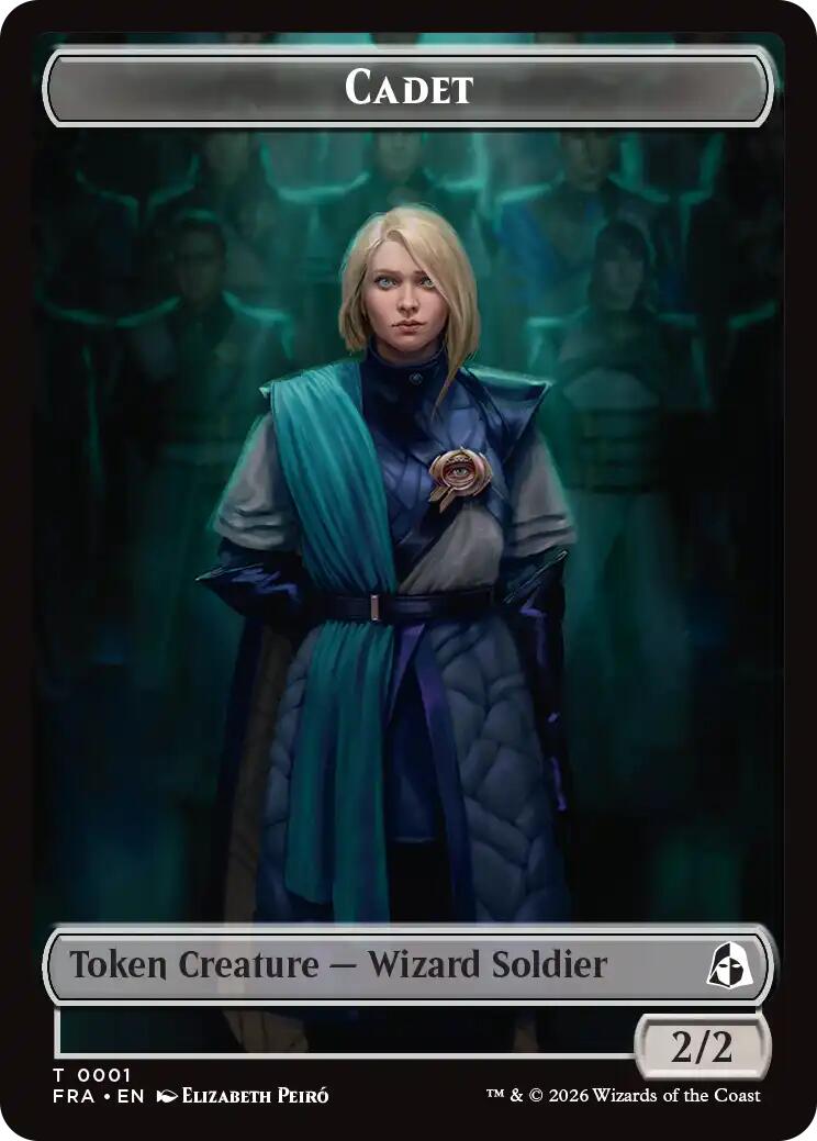 Cadet // Jace Double-Sided Token [Reality Fracture Tokens] | Mega City Incorporated