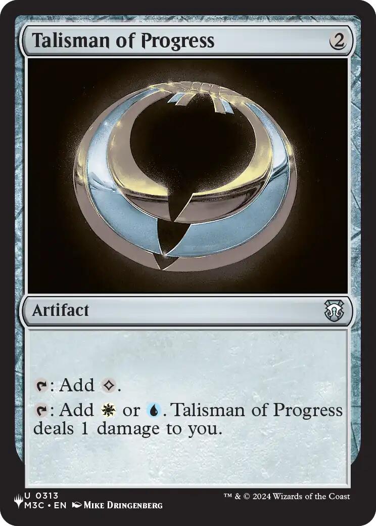 Talisman of Progress [The List] | Mega City Incorporated