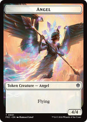 Angel // Myr Double-Sided Token [Reality Fracture Commander Tokens] | Mega City Incorporated