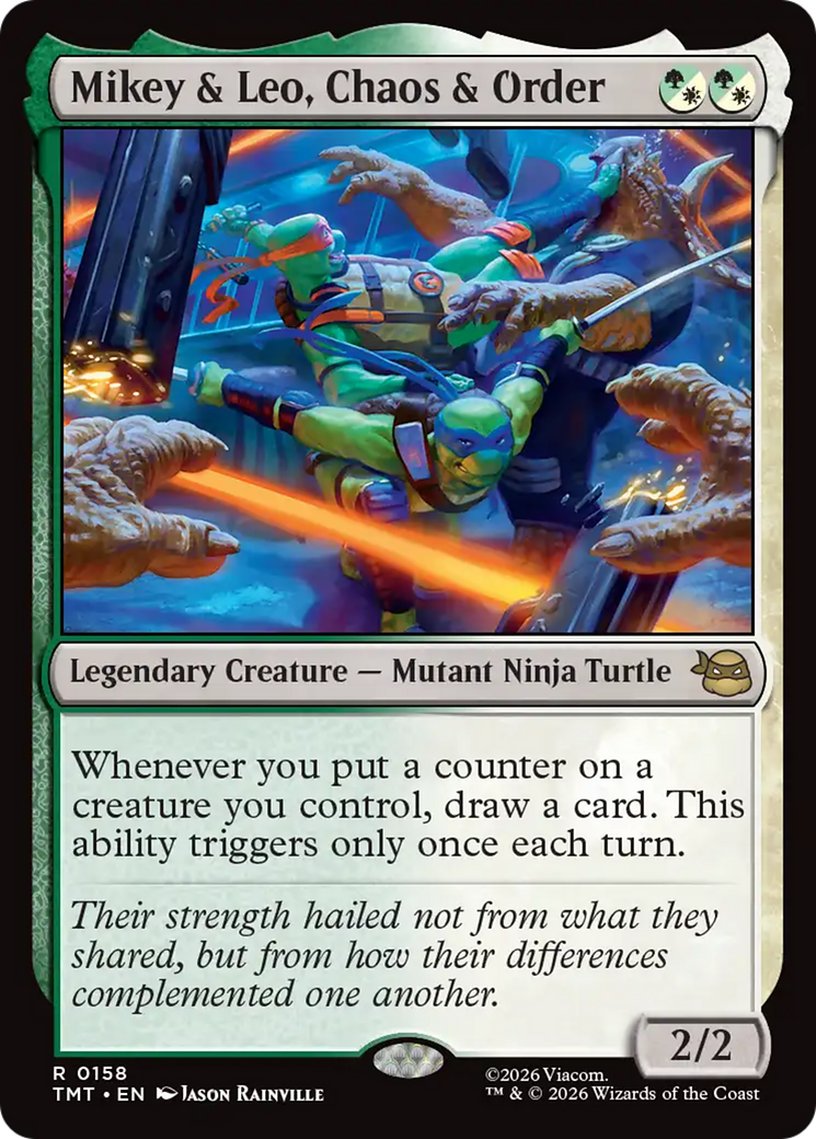 Mikey & Leo, Chaos & Order [Teenage Mutant Ninja Turtles] | Mega City Incorporated