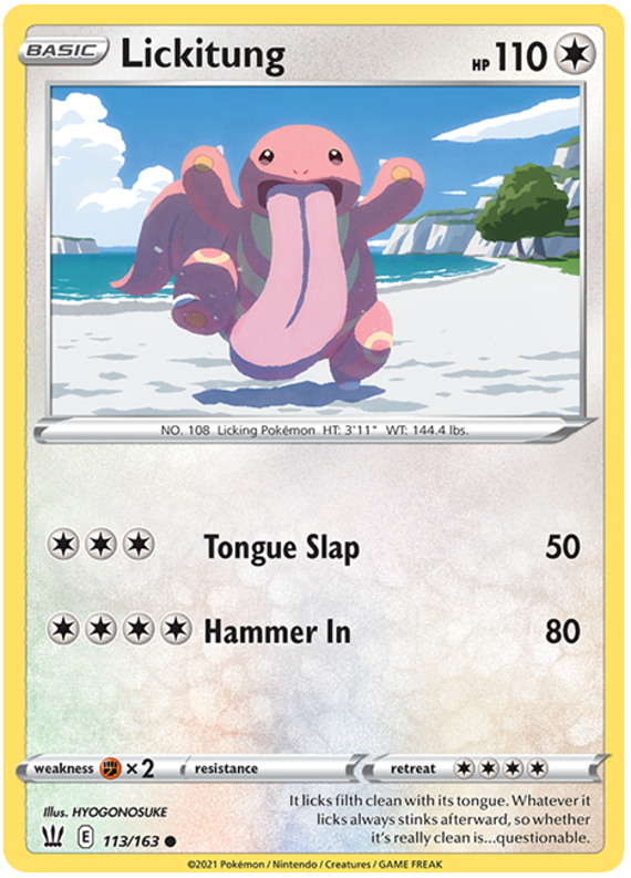 Lickitung (113/163) [Sword & Shield: Battle Styles] | Mega City Incorporated