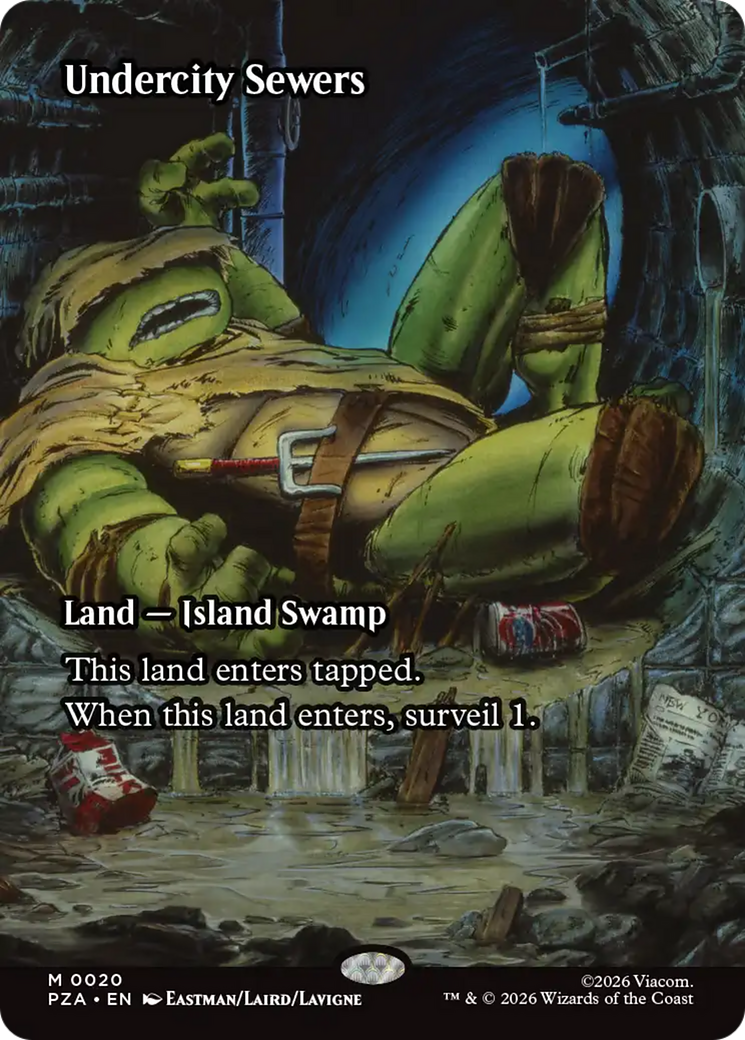 Undercity Sewers (Borderless) [Teenage Mutant Ninja Turtles Eternal-Legal] | Mega City Incorporated