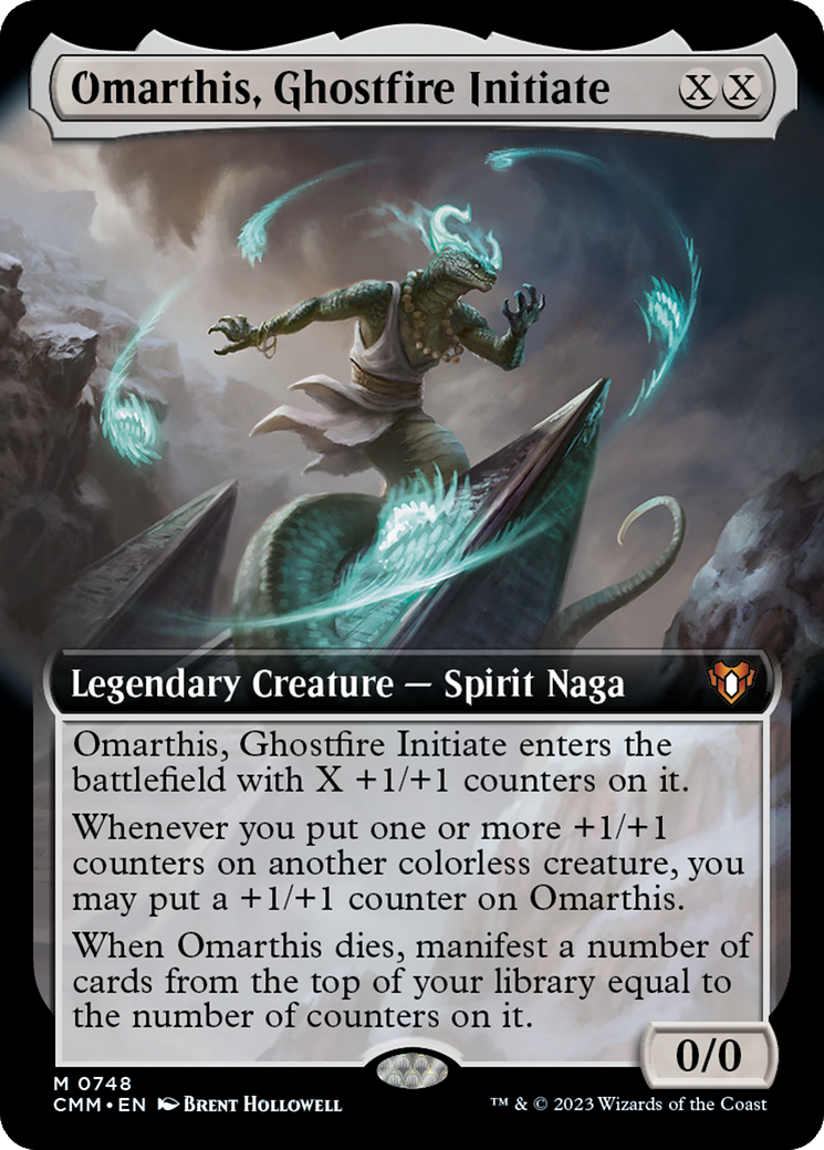 Omarthis, Ghostfire Initiate (Extended Art) [Commander Masters] | Mega City Incorporated