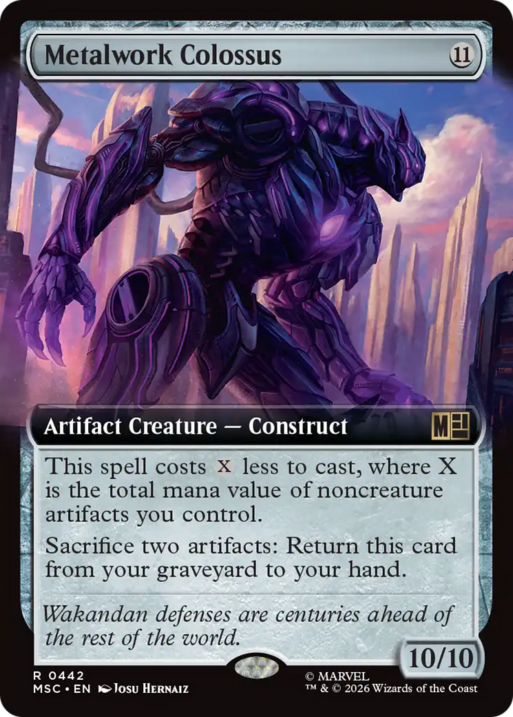 Metalwork Colossus (Extended Art) [Marvel Super Heroes Commander] | Mega City Incorporated