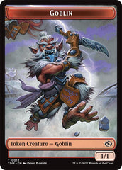 Dog // Goblin Double-Sided Token [Tarkir: Dragonstorm Commander Tokens] | Mega City Incorporated