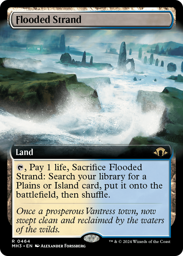 Flooded Strand (Extended Art) [Modern Horizons 3] | Mega City Incorporated