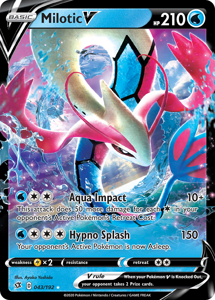 Milotic V (043/192) [Sword & Shield: Rebel Clash] | Mega City Incorporated