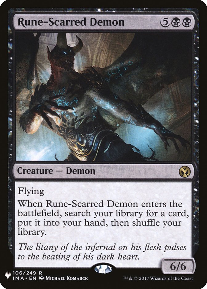 Rune-Scarred Demon [Mystery Booster] | Mega City Incorporated