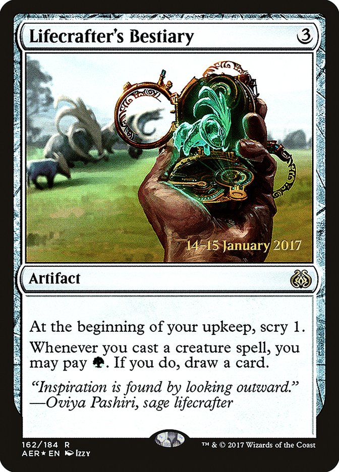 Lifecrafter's Bestiary [Aether Revolt Prerelease Promos] | Mega City Incorporated