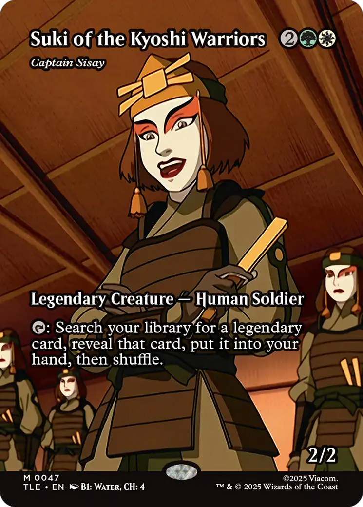Suki of the Kyoshi Warriors - Captain Sisay (Borderless) [Avatar: The Last Airbender: Eternal-Legal] | Mega City Incorporated