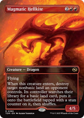 Magmatic Hellkite (Borderless) [Tarkir: Dragonstorm] | Mega City Incorporated