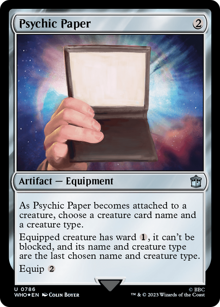 Psychic Paper (Surge Foil) [Doctor Who] | Mega City Incorporated