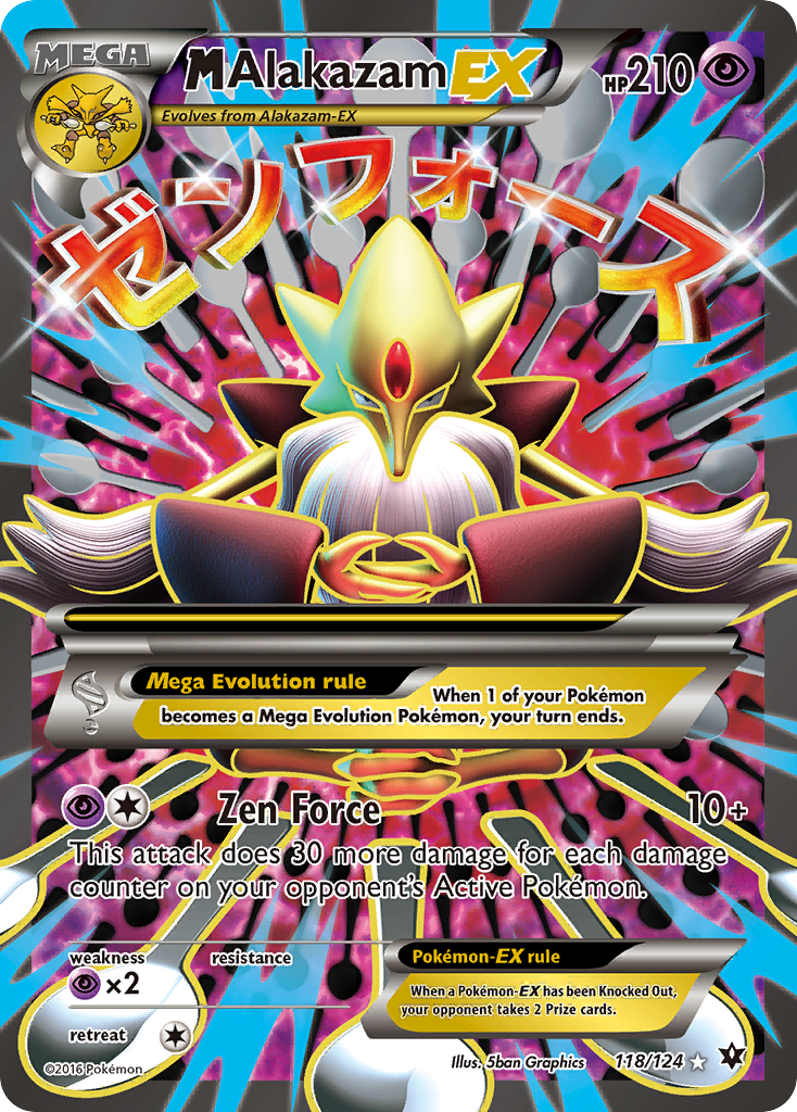 M Alakazam EX (118/124) [XY: Fates Collide] | Mega City Incorporated