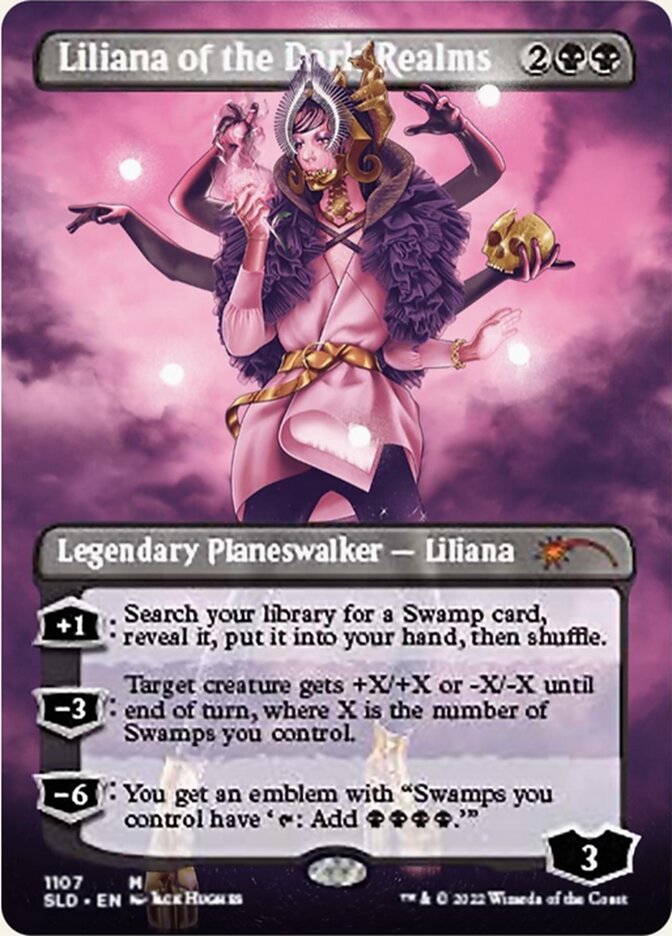 Liliana of the Dark Realms (Borderless) [Secret Lair Drop Series] | Mega City Incorporated