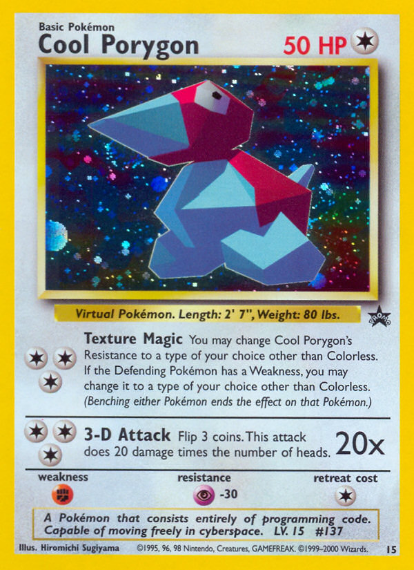 Cool Porygon (15) [Wizards of the Coast: Black Star Promos] | Mega City Incorporated