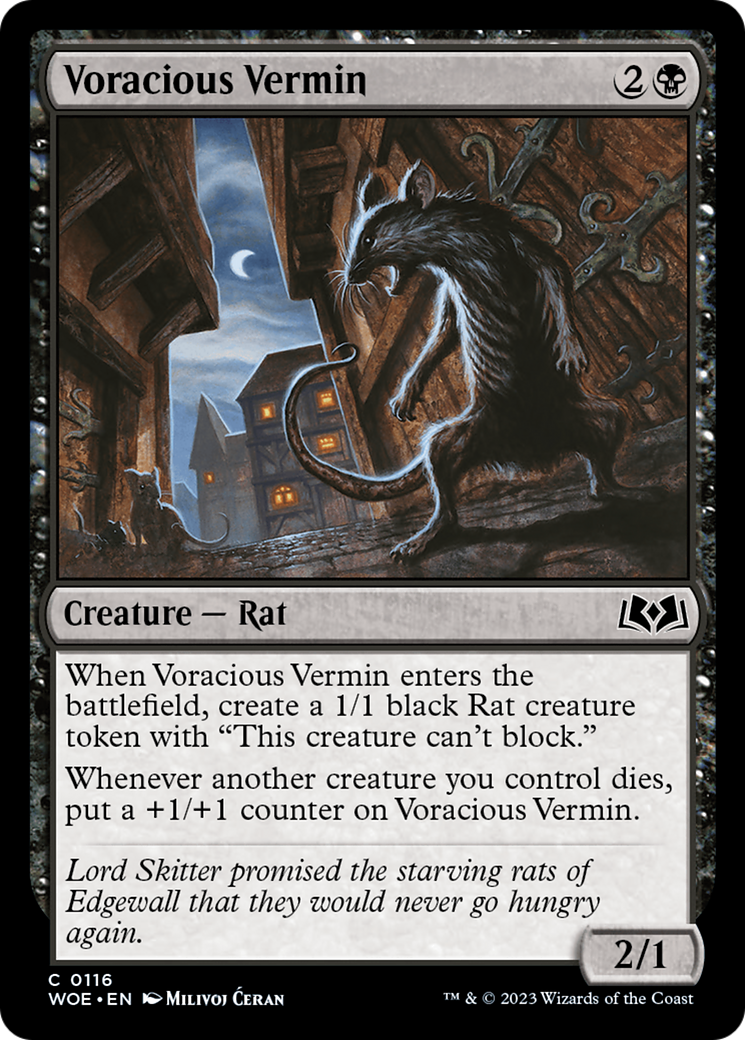 Voracious Vermin [Wilds of Eldraine] | Mega City Incorporated