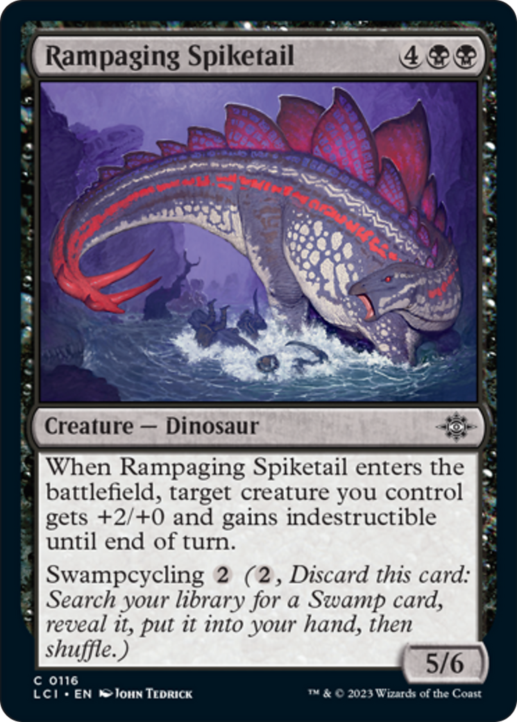 Rampaging Spiketail [The Lost Caverns of Ixalan] | Mega City Incorporated