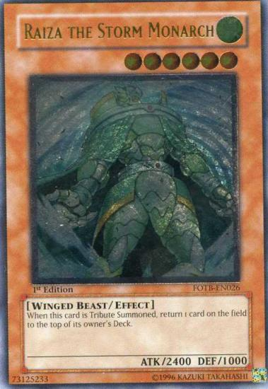 Raiza the Storm Monarch [FOTB-EN026] Ultimate Rare | Mega City Incorporated