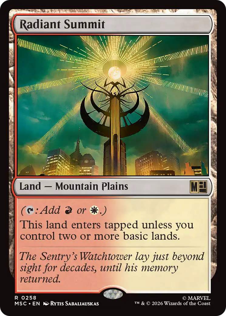 Radiant Summit [Marvel Super Heroes Commander] | Mega City Incorporated