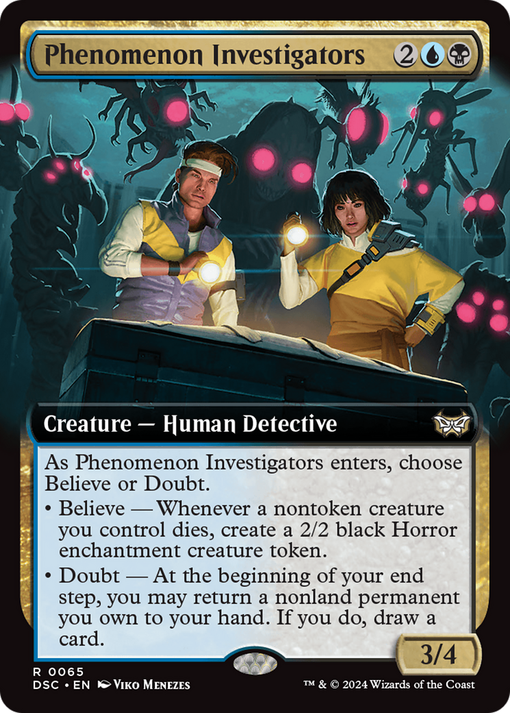 Phenomenon Investigators (Extended Art) [Duskmourn: House of Horror Commander] | Mega City Incorporated