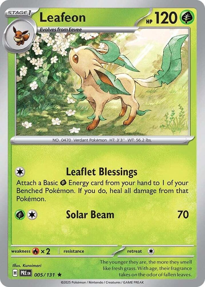 Leafeon (005/131) [Scarlet & Violet: Prismatic Evolutions] | Mega City Incorporated