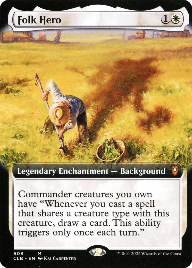 Folk Hero (Surge Foil) [Marvel Super Heroes Commander] | Mega City Incorporated