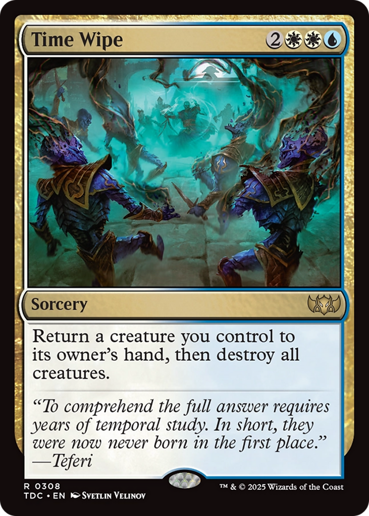 Time Wipe [Tarkir: Dragonstorm Commander] | Mega City Incorporated