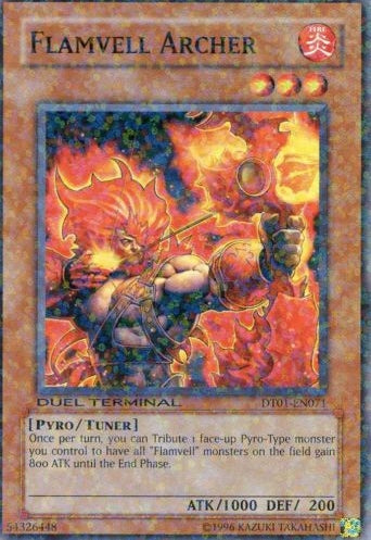 Flamvell Archer [DT01-EN071] Common | Mega City Incorporated