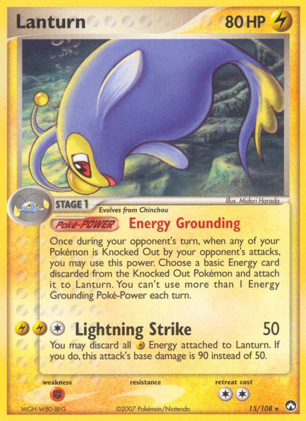 Lanturn (15/108) [EX: Power Keepers] | Mega City Incorporated
