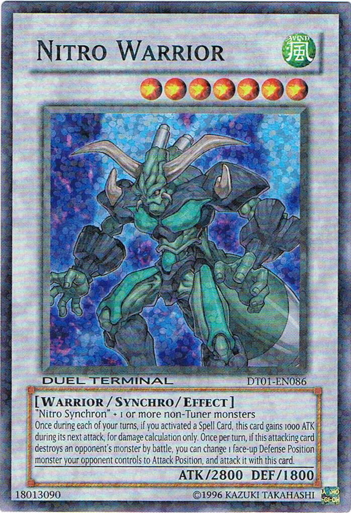 Nitro Warrior [DT01-EN086] Super Rare | Mega City Incorporated