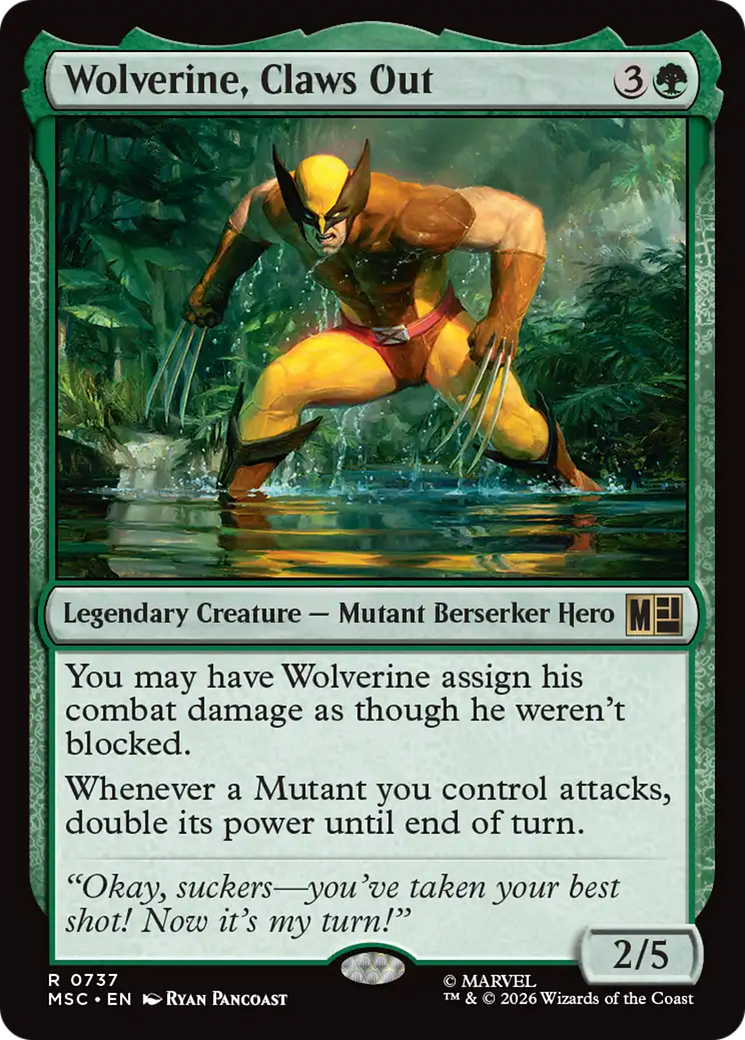 Wolverine, Claws Out [Marvel Super Heroes Commander] | Mega City Incorporated