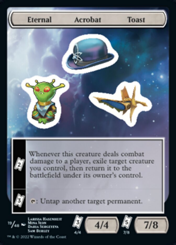 Eternal Acrobat Toast [Unfinity Stickers] | Mega City Incorporated