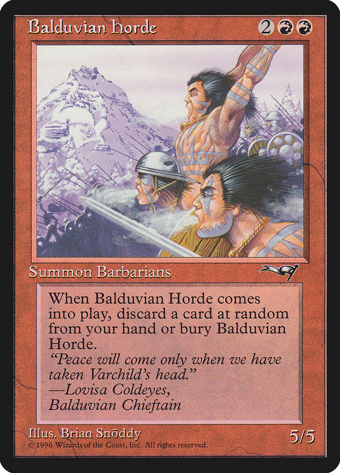 Balduvian Horde [Alliances] | Mega City Incorporated