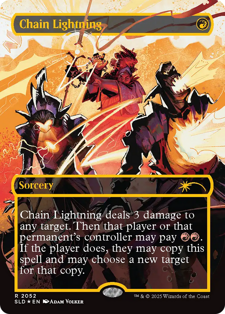 Chain Lightning (2047) (Raised Foil) [Secret Lair Drop Series] | Mega City Incorporated