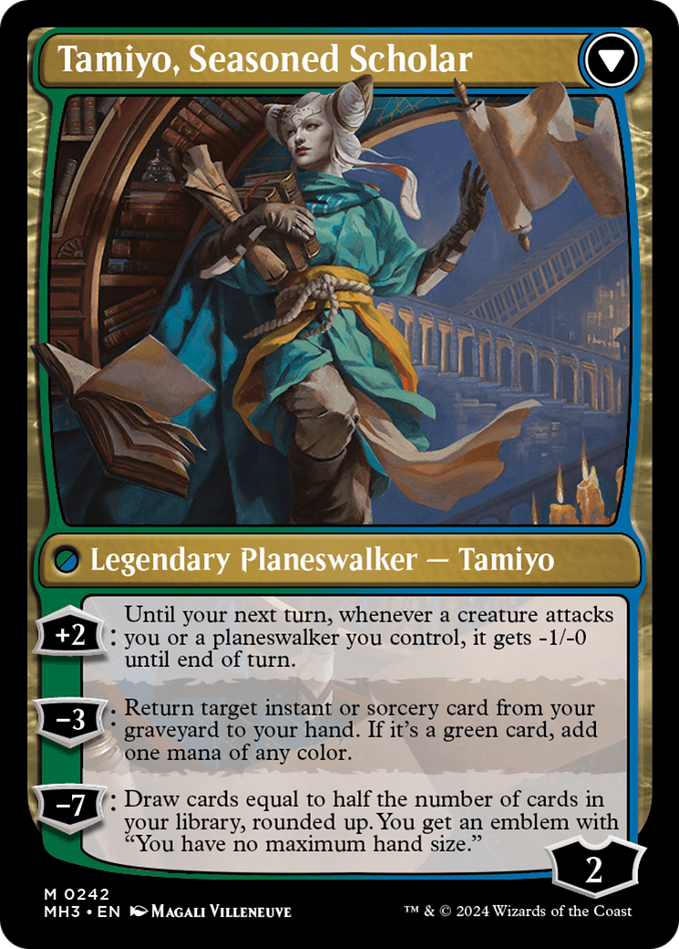 Tamiyo, Inquisitive Student // Tamiyo, Seasoned Scholar [Modern Horizons 3] | Mega City Incorporated