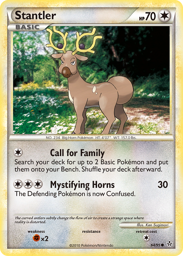 Stantler (64/95) [HeartGold & SoulSilver: Unleashed] | Mega City Incorporated