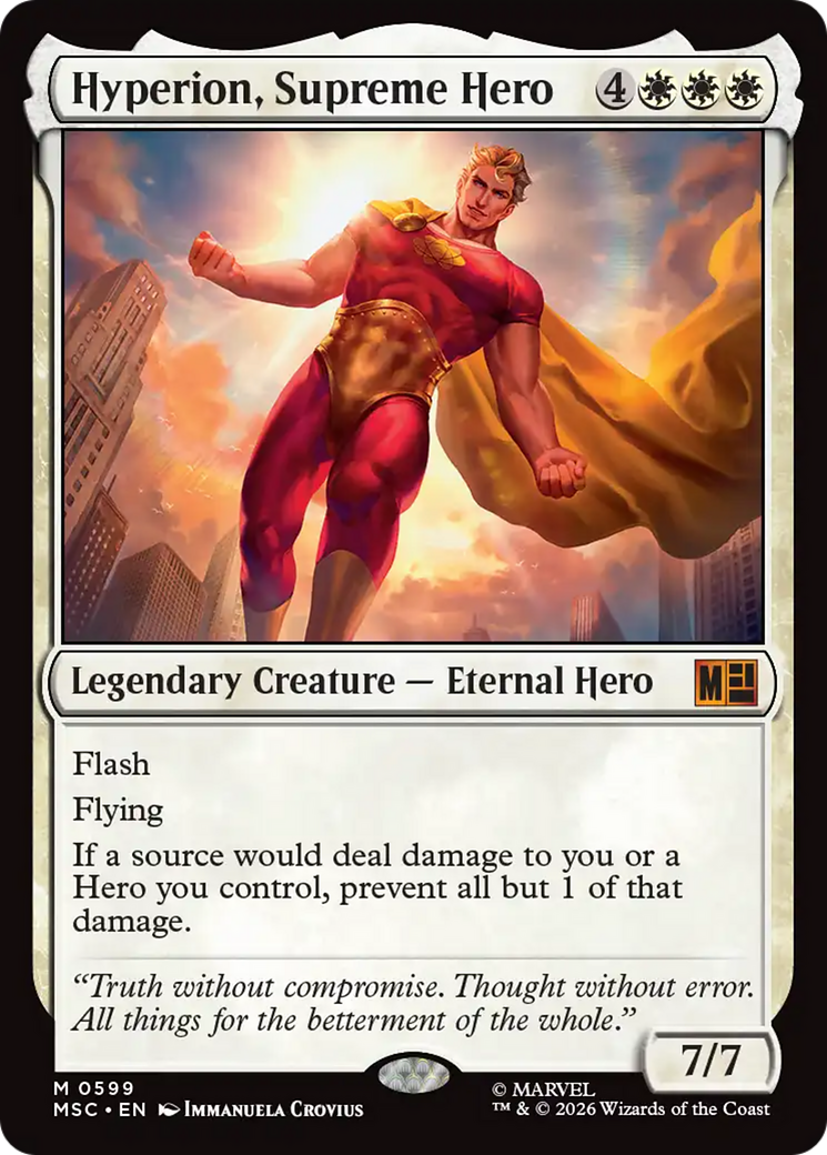 Hyperion, Supreme Hero [Marvel Super Heroes Commander] | Mega City Incorporated