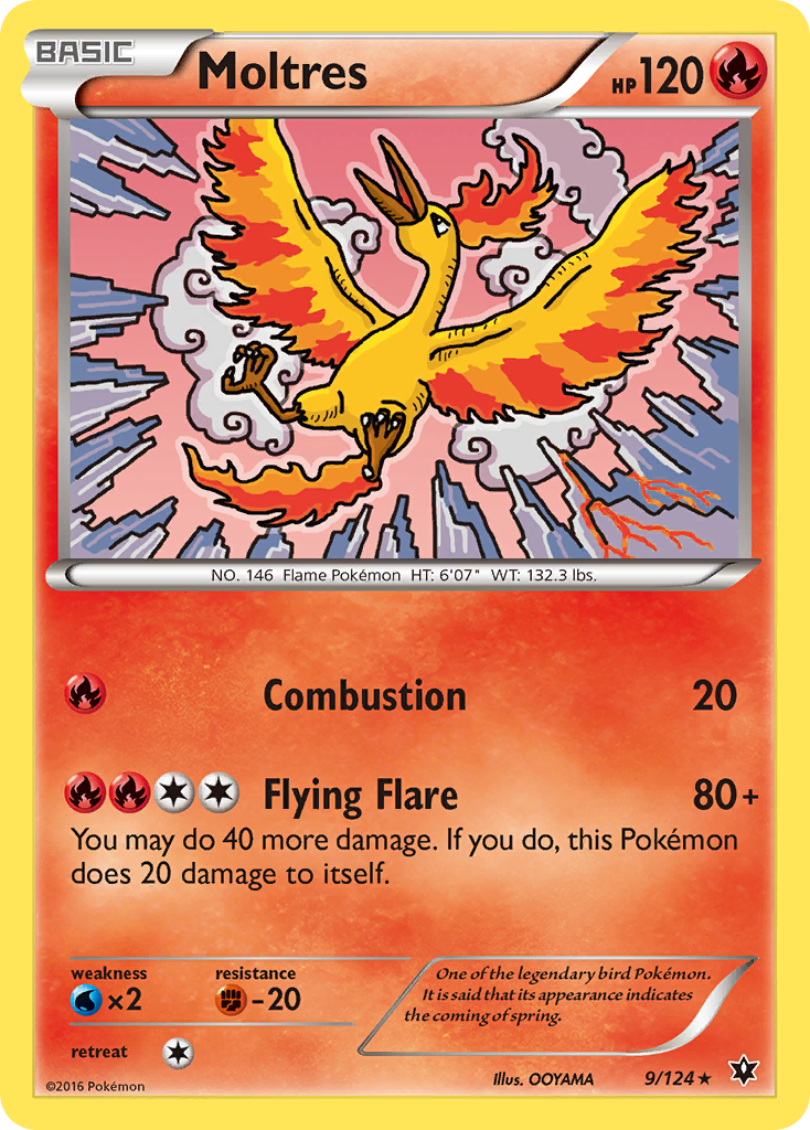 Moltres (9/124) [XY: Fates Collide] | Mega City Incorporated