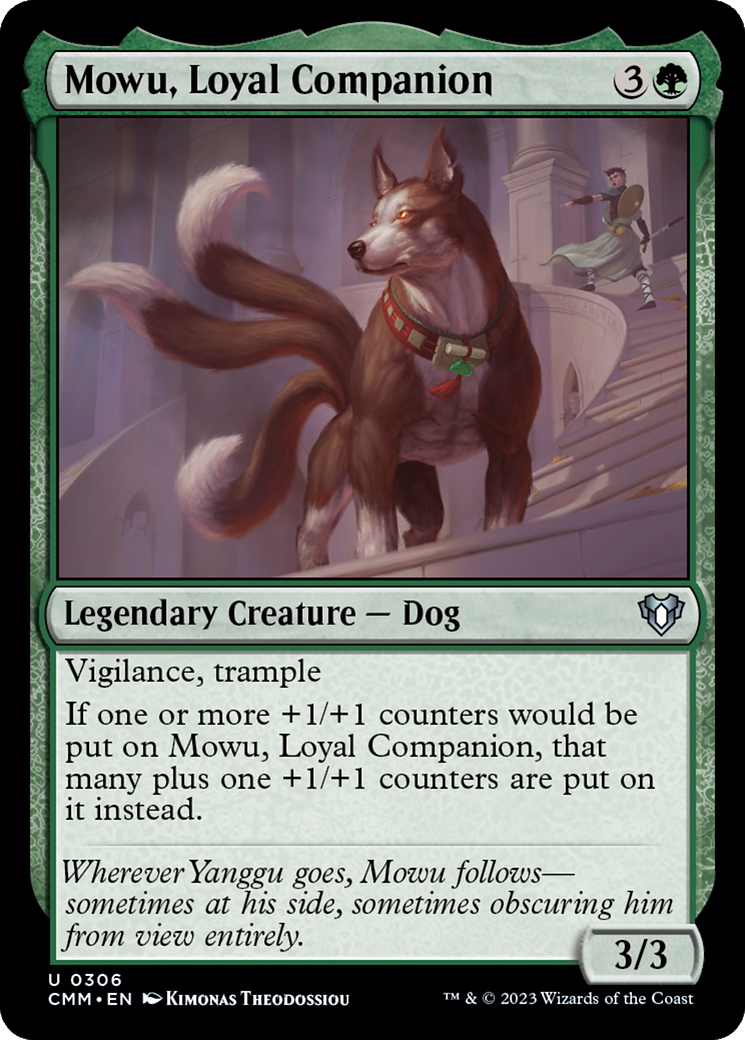 Mowu, Loyal Companion [Commander Masters] | Mega City Incorporated