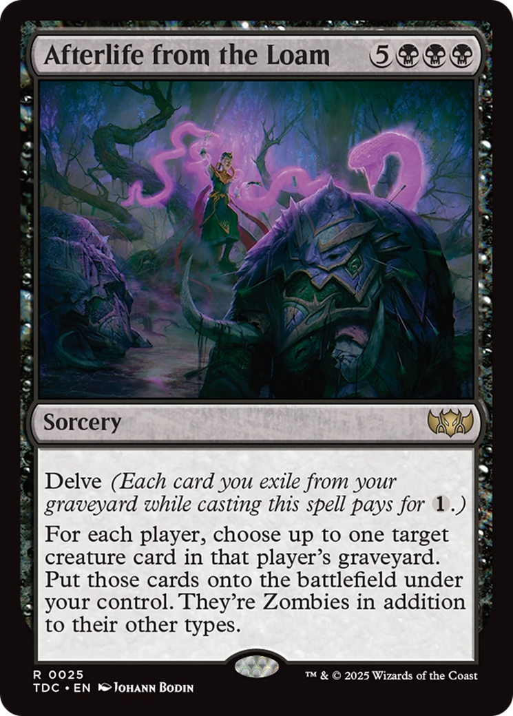 Afterlife from the Loam [Tarkir: Dragonstorm Commander] | Mega City Incorporated