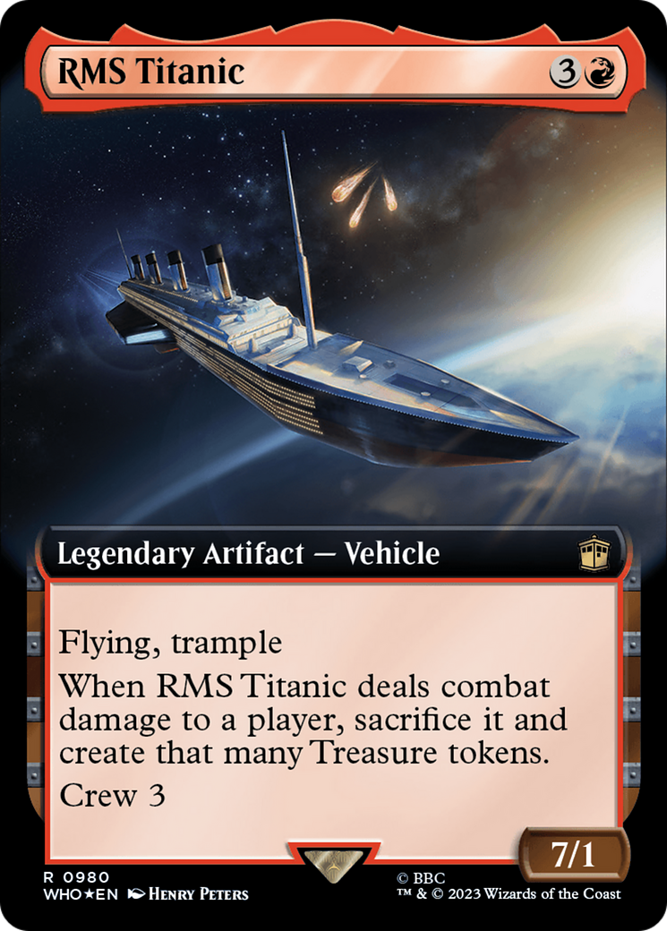 RMS Titanic (Extended Art) (Surge Foil) [Doctor Who] | Mega City Incorporated