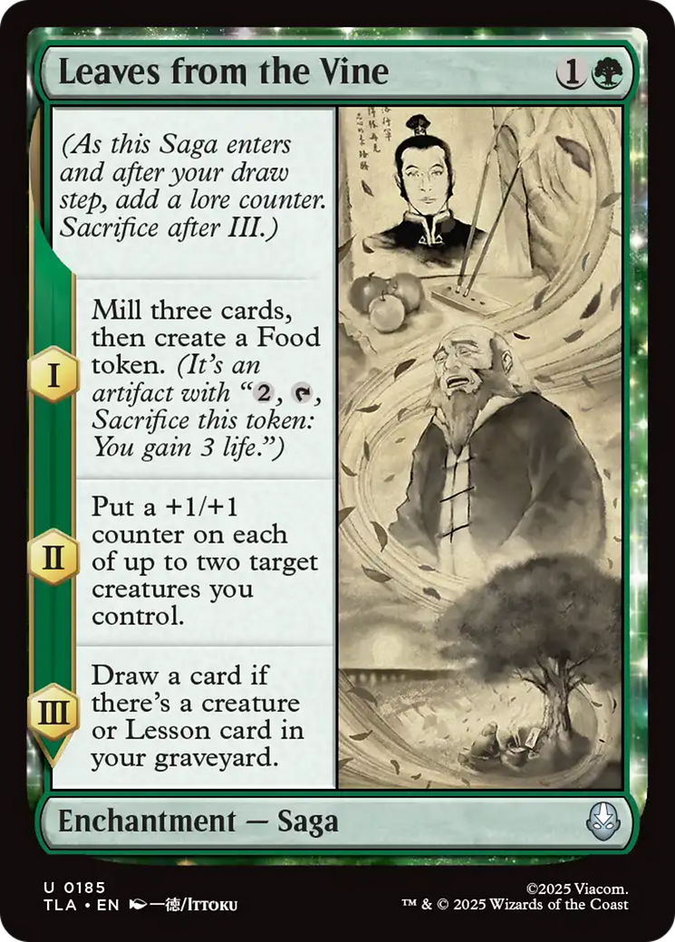 Leaves from the Vine [Avatar: The Last Airbender] | Mega City Incorporated