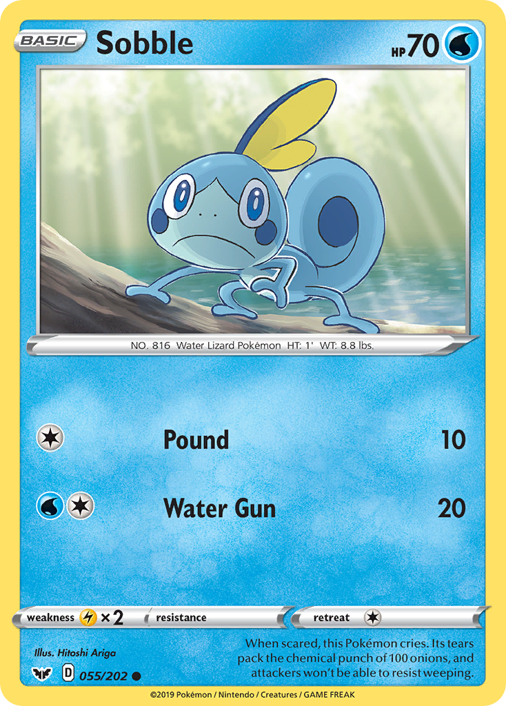 Sobble (055/202) [Sword & Shield: Base Set] | Mega City Incorporated