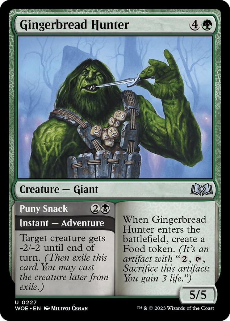 Gingerbread Hunter // Puny Snack [Wilds of Eldraine] | Mega City Incorporated