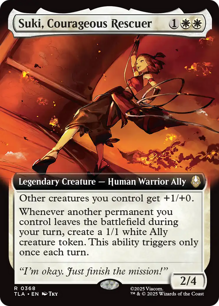 Suki, Courageous Rescuer (Extended Art) [Avatar: The Last Airbender] | Mega City Incorporated