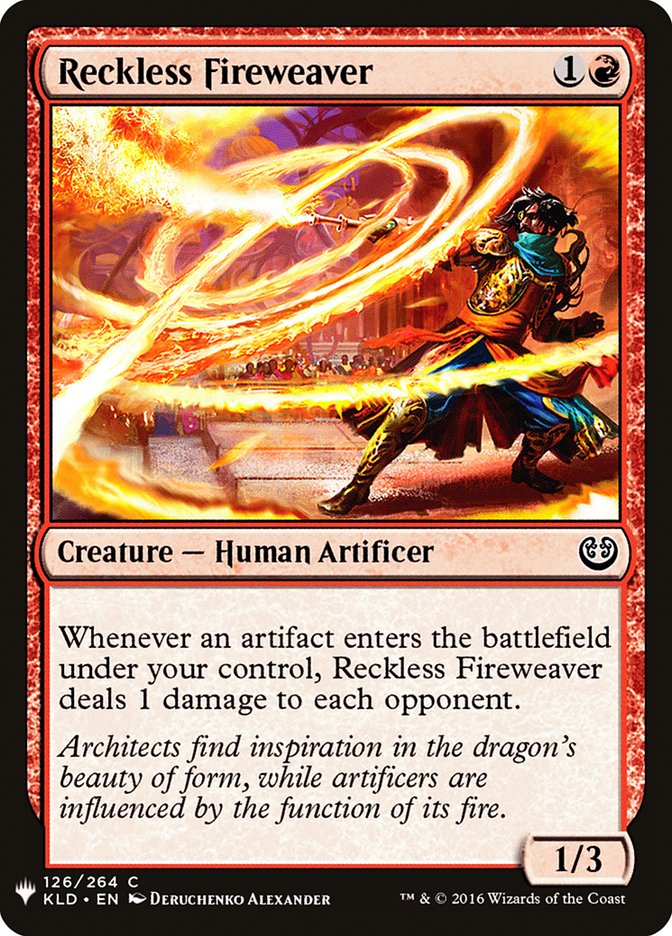 Reckless Fireweaver [Mystery Booster] | Mega City Incorporated