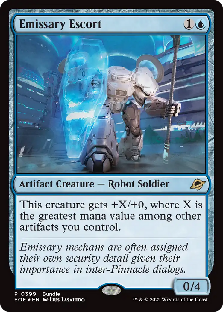 Emissary Escort [Edge of Eternities Promo Pack] | Mega City Incorporated